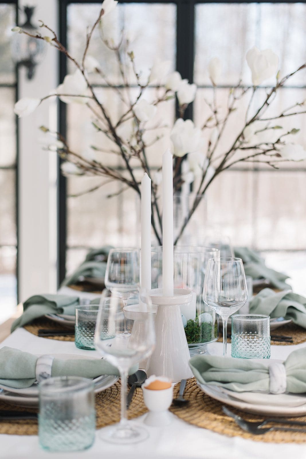An Effortless Easter Tablescape with Crate & Barrel - The Ginger Home