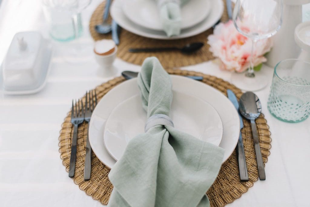 An Effortless Easter Tablescape with Crate & Barrel - The Ginger Home