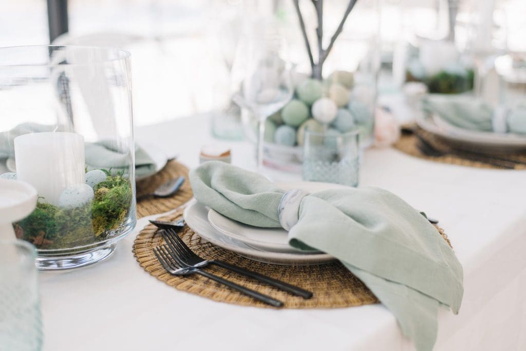 An Effortless Easter Tablescape with Crate & Barrel - The Ginger Home