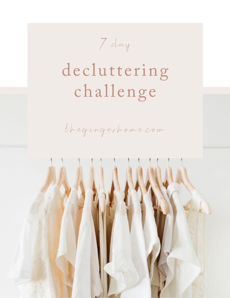7 Day Decluttering Challenge 
