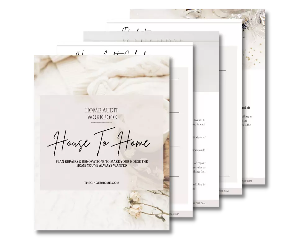Free printable home renovation planner sheets to help you make your house a home. Sign up below for a free copy.